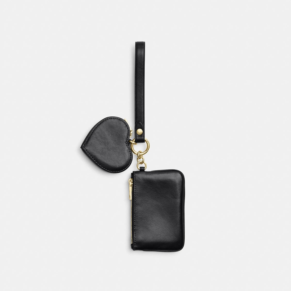 Coach Outlet Wristlet And Heart Pouch