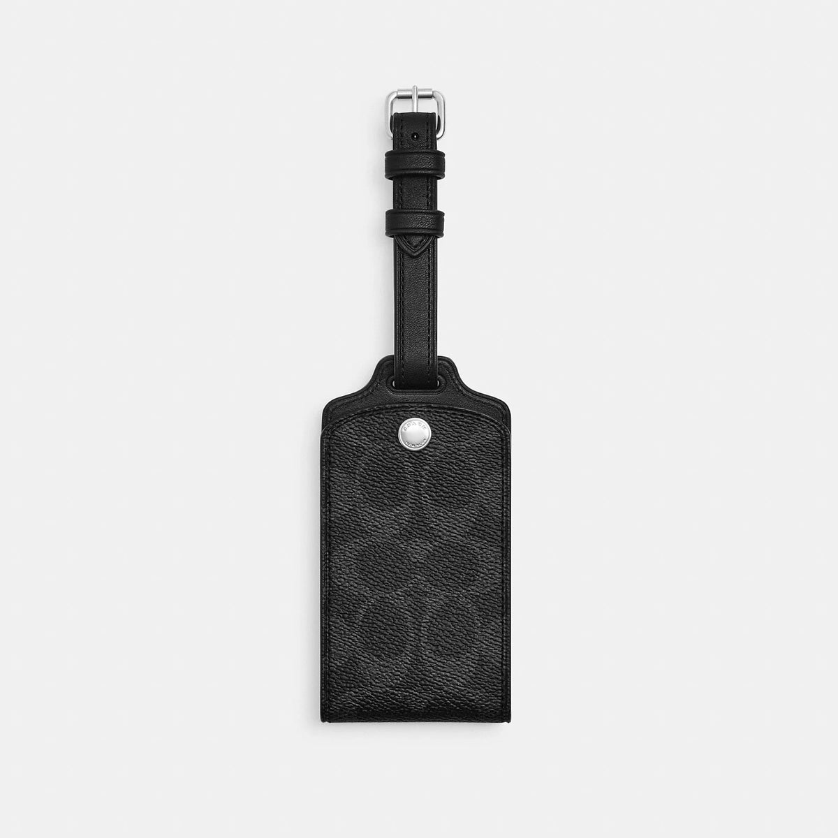 Coach Outlet Luggage Tag In Signature Canvas