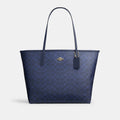 Coach Outlet City Tote Bag In Signature Canvas