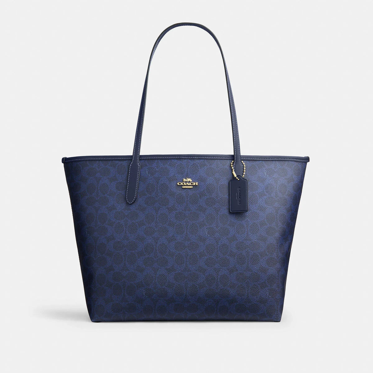 Coach Outlet City Tote Bag In Signature Canvas