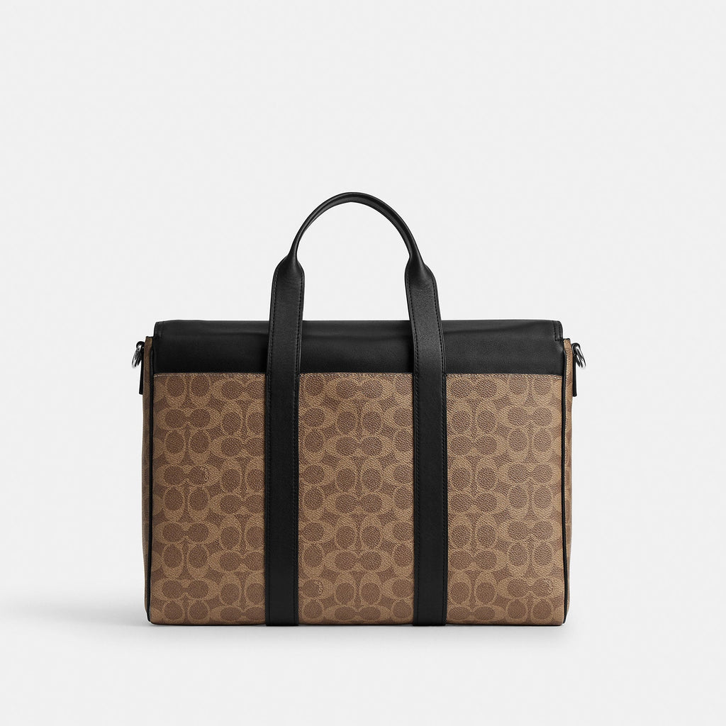 Coach Outlet Sullivan Portfolio Brief In Signature Canvas