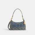 Coach Outlet Teri Shoulder Bag In Signature Regenerative Cotton Denim