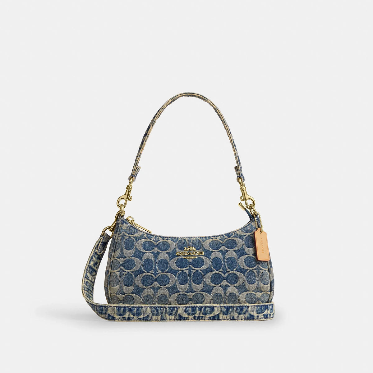 Coach Outlet Teri Shoulder Bag In Signature Regenerative Cotton Denim