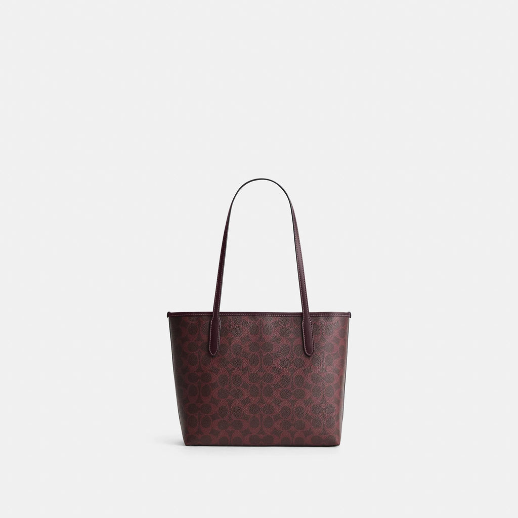 Coach Outlet Medium City Tote Bag In Signature Canvas