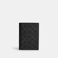 Coach Outlet Passport Card Case In Signature Canvas