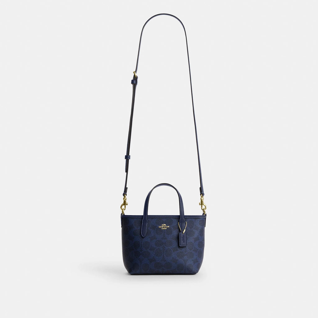 Coach Outlet City Mini Tote Bag In Signature Canvas