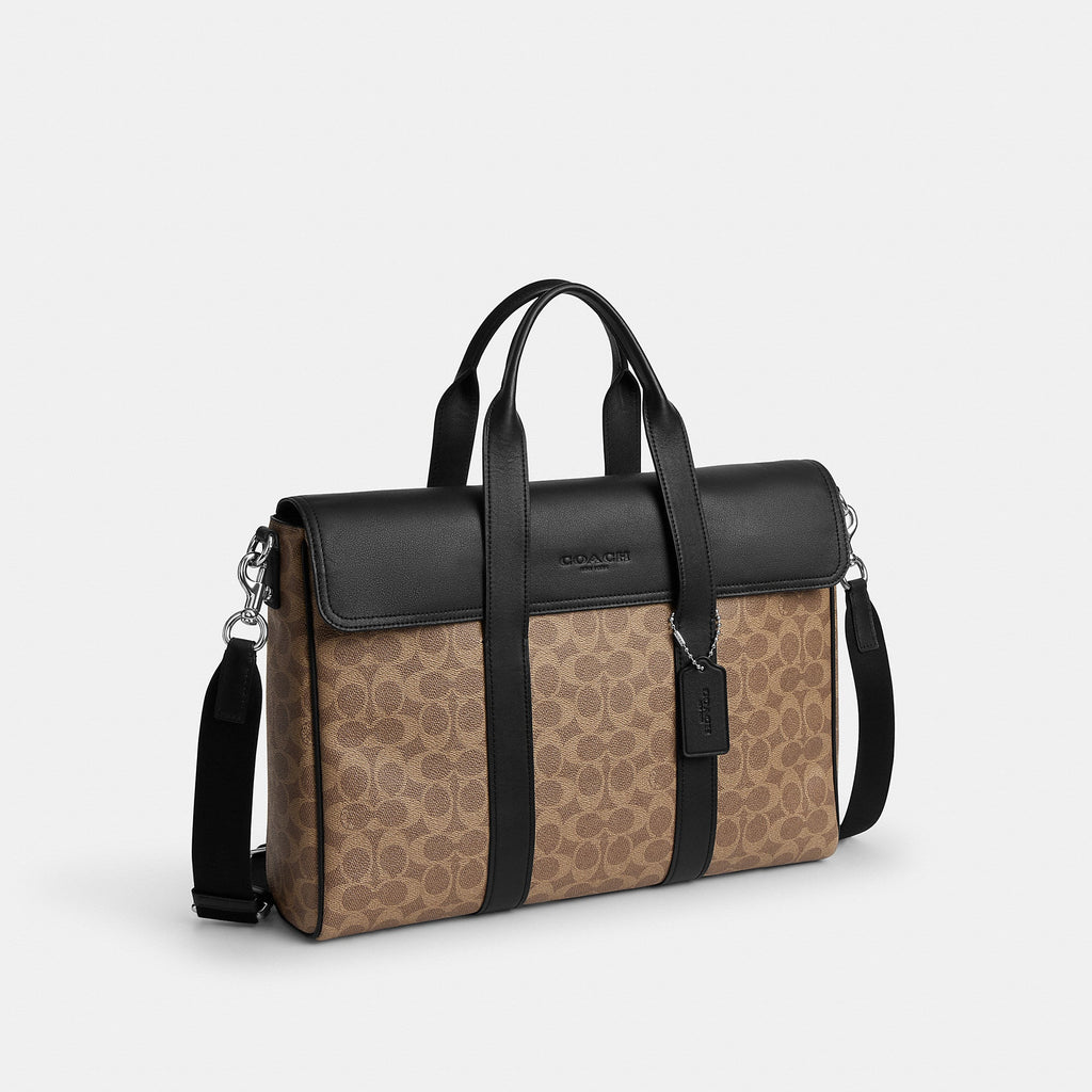 Coach Outlet Sullivan Portfolio Brief In Signature Canvas