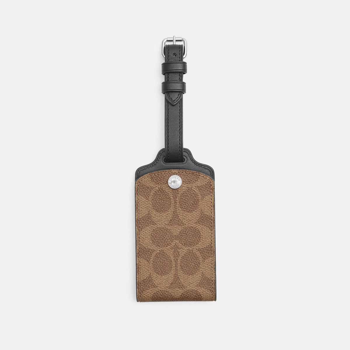 Coach Outlet Luggage Tag In Signature Canvas