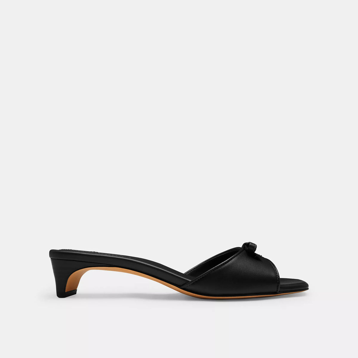 Coach Outlet Bow Kitten Heel Sandal