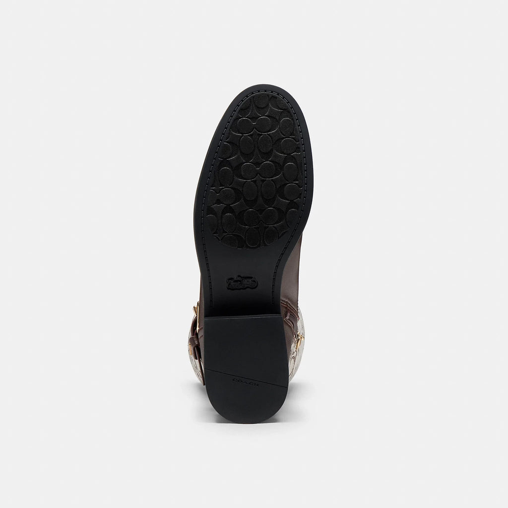 Coach Outlet Riding Boot In Signature Jacquard