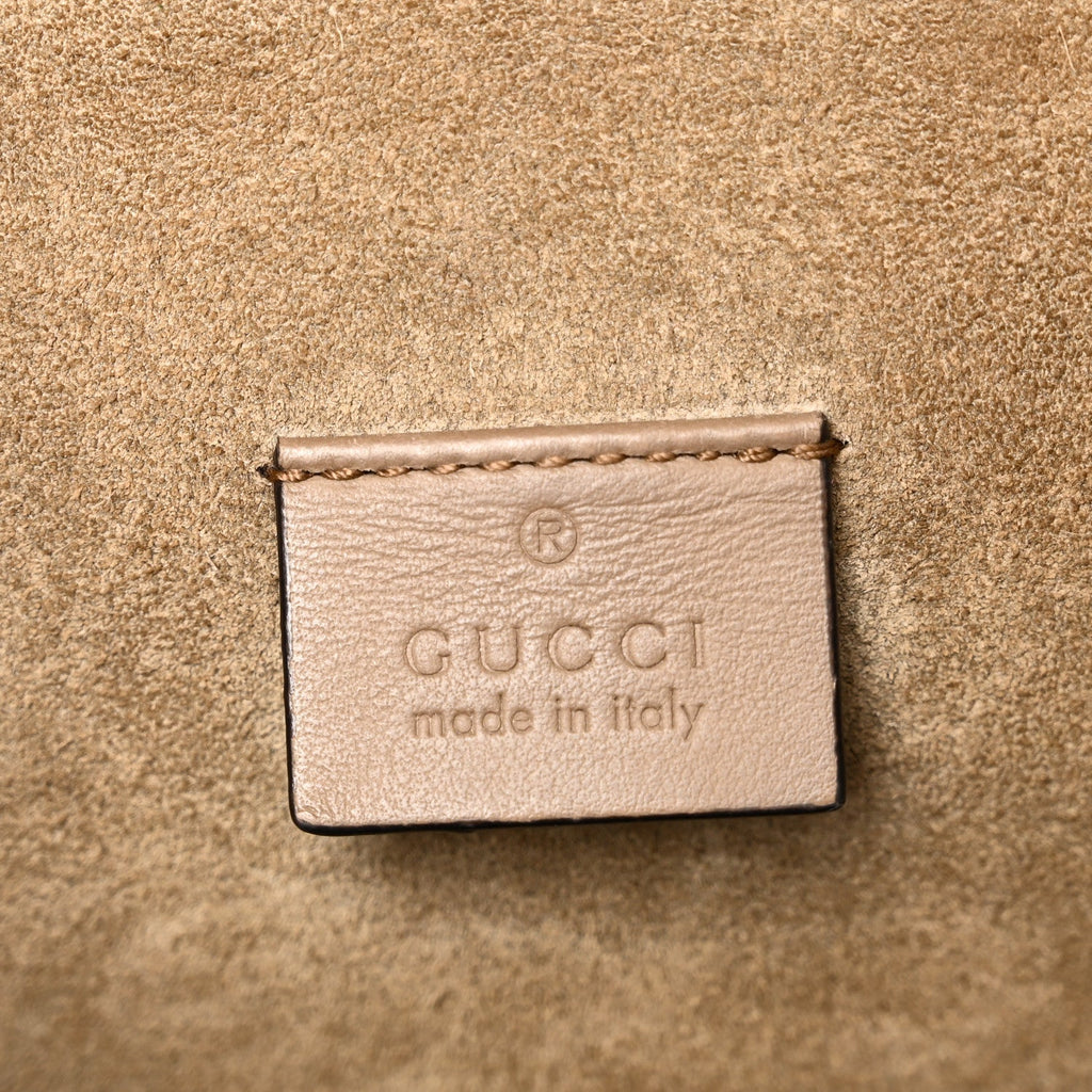 GG Supreme Monogram Small Dionysus Shoulder Bag Taupe
