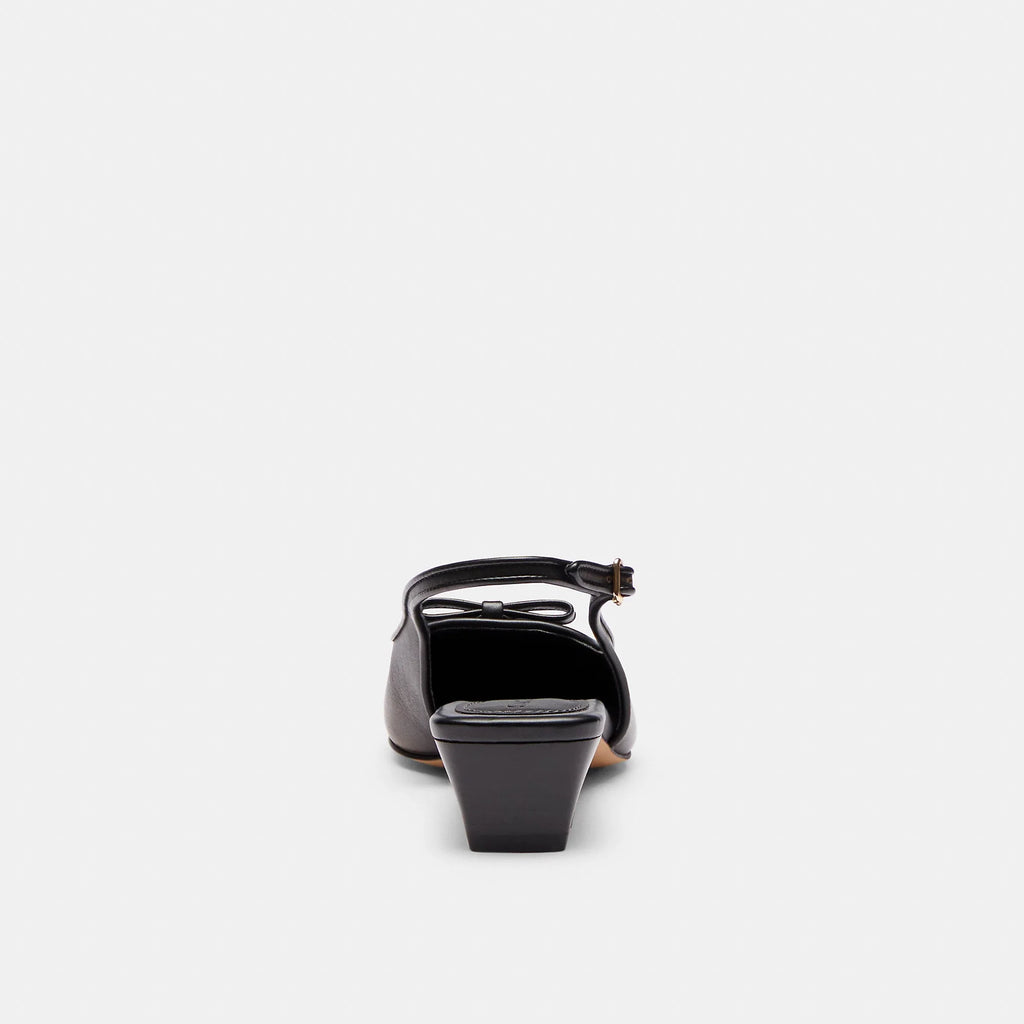 Coach Outlet Bow Slingback Heel In Loved Leather