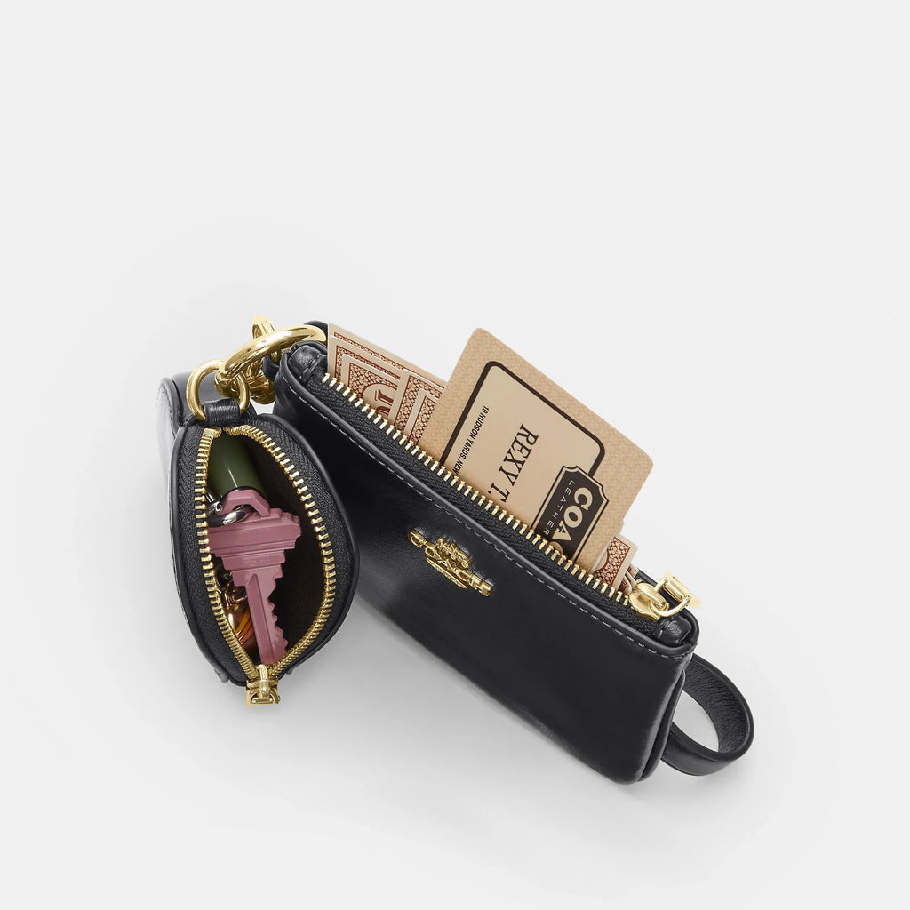 Coach Outlet Wristlet And Heart Pouch