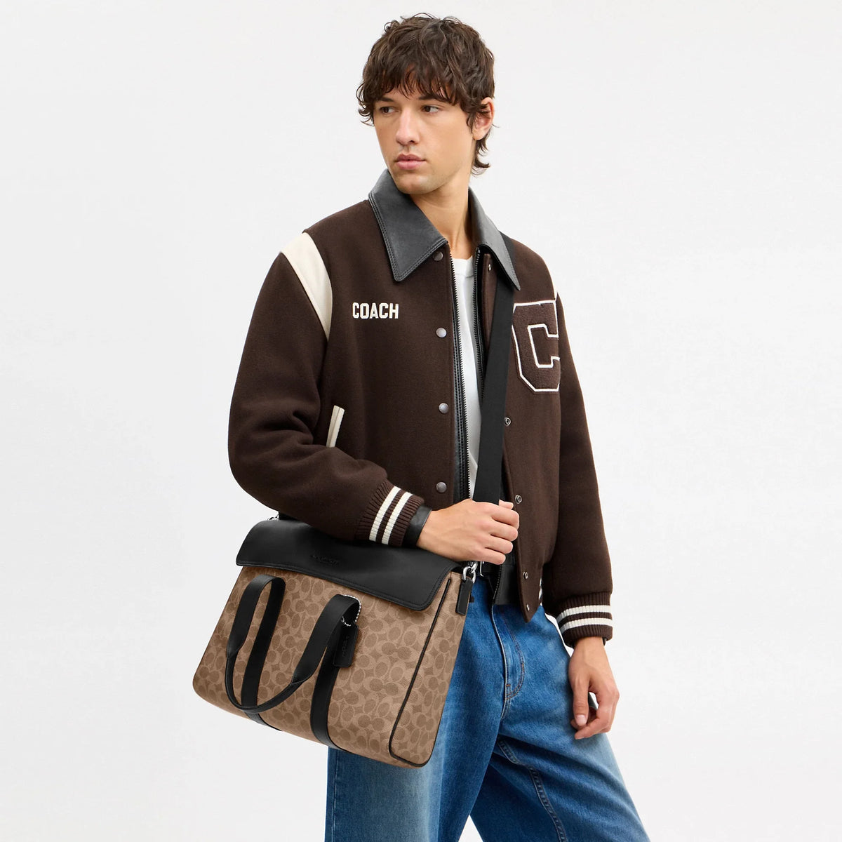 Coach Outlet Sullivan Portfolio Brief In Signature Canvas