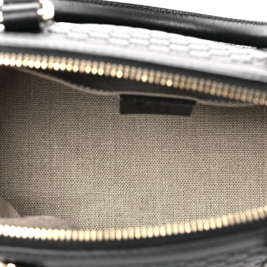 Microguccissima Mini Dome Bag Black Black