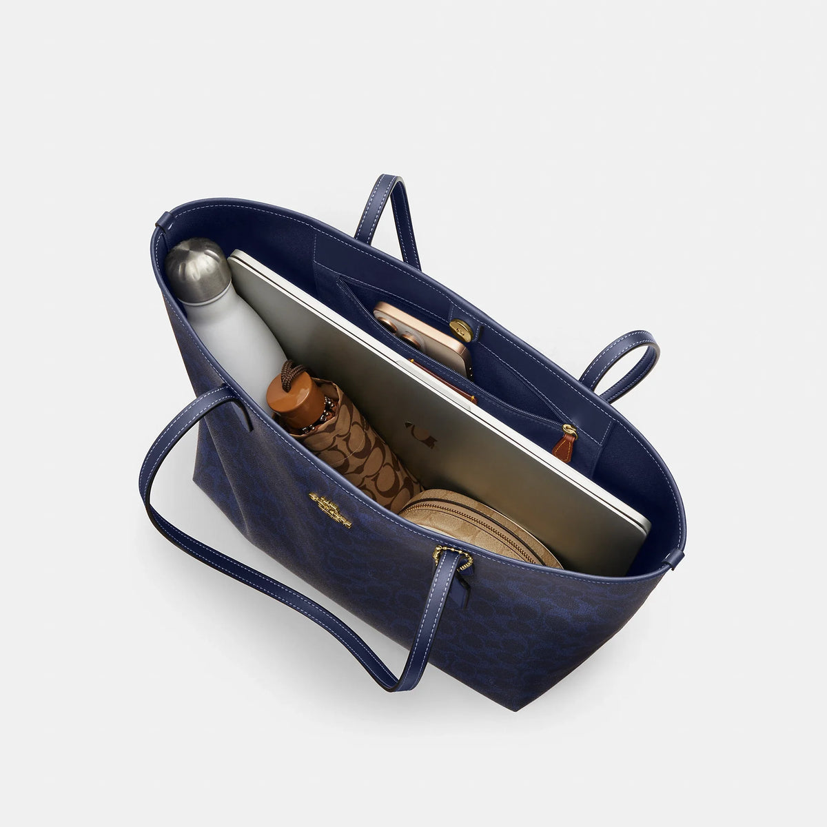 Coach Outlet City Tote Bag In Signature Canvas