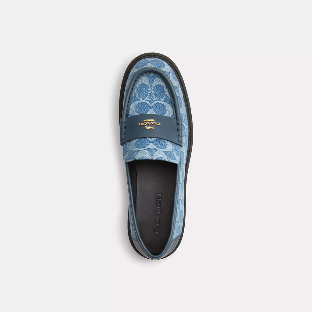Coach Outlet Lucy Lug Sole In Signature Denim