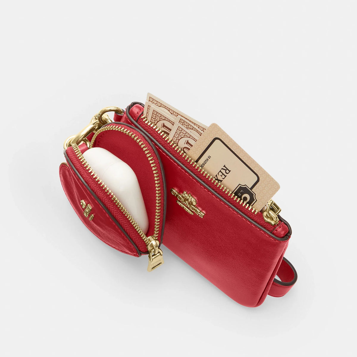 Coach Outlet Wristlet And Heart Pouch
