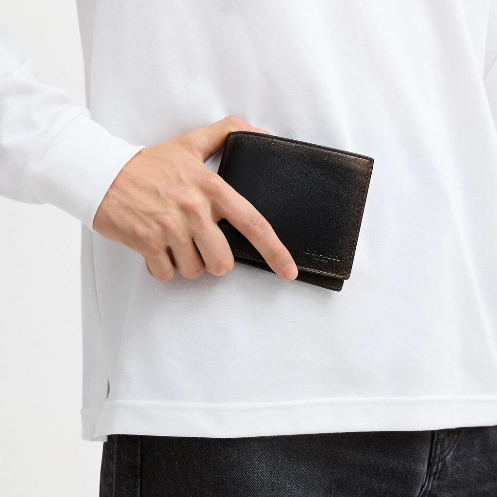 Coach Outlet 3-In-1 Wallet In Loved Leather