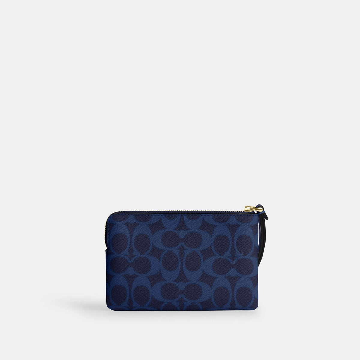 Coach Outlet Corner Zip Wristlet In Signature Canvas