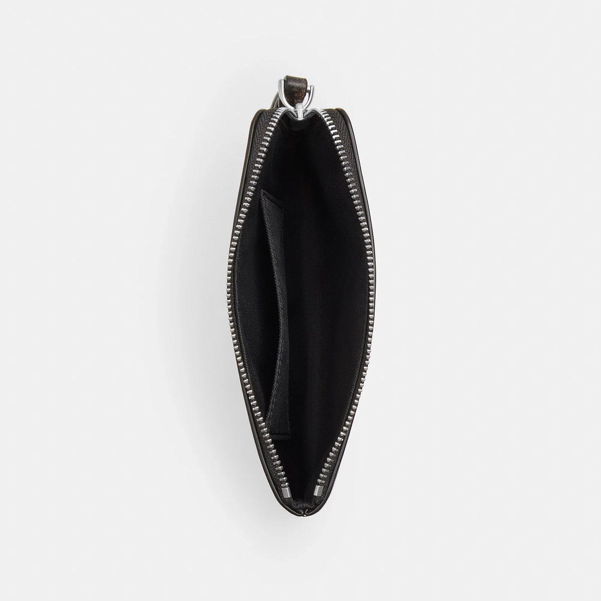 Coach Outlet Corner Zip Wristlet In Loved Leather
