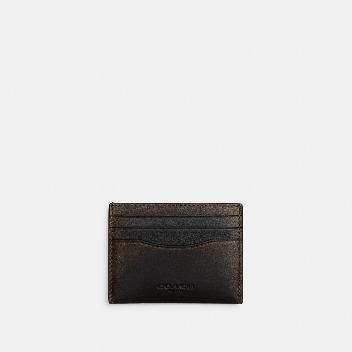 Coach Outlet Slim ID Card Case In Loved Leather