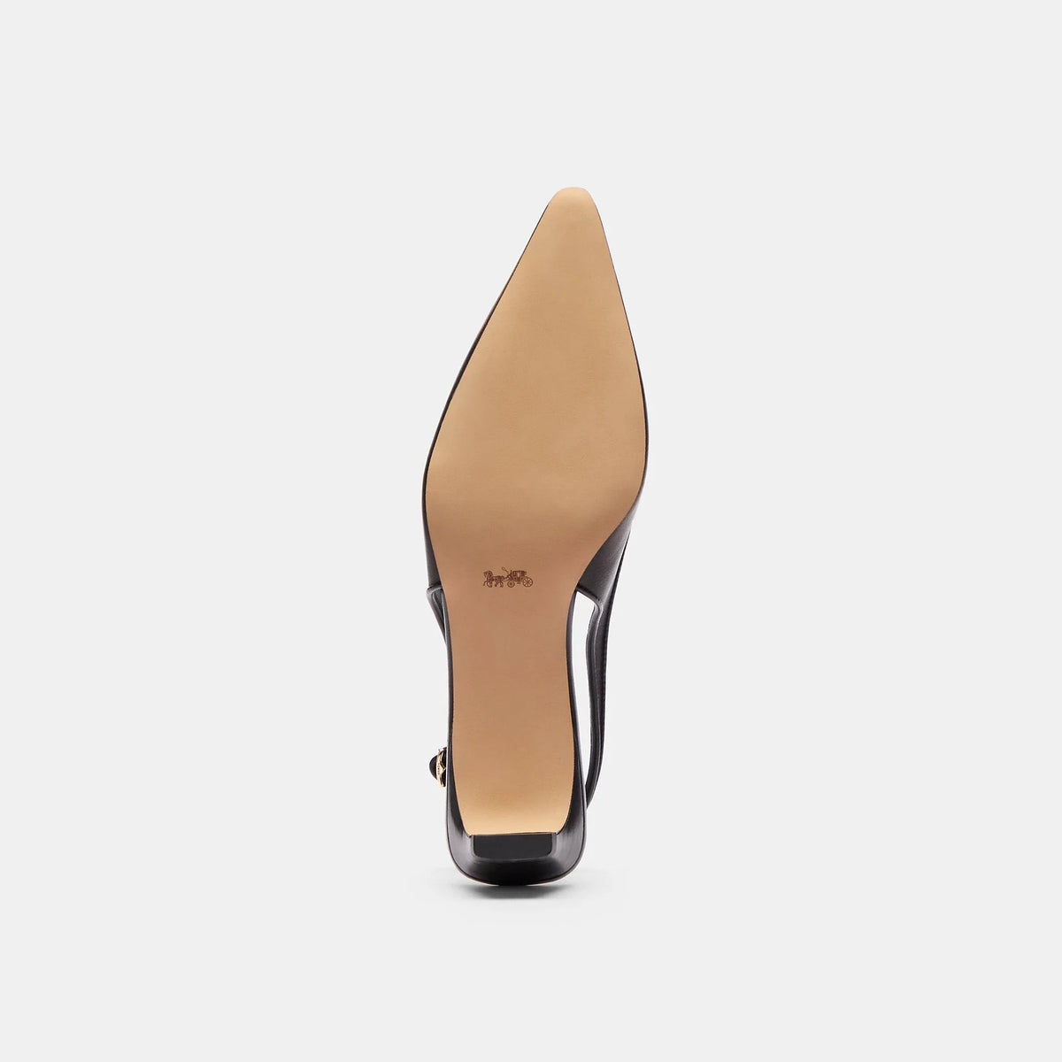 Coach Outlet Bow Slingback Heel In Loved Leather
