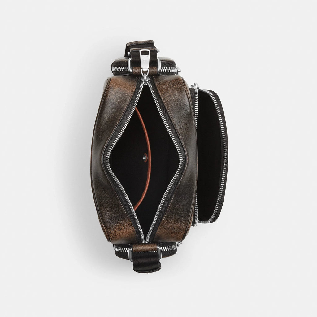 Coach Outlet Fletcher Crossbody Bag In Loved Leather
