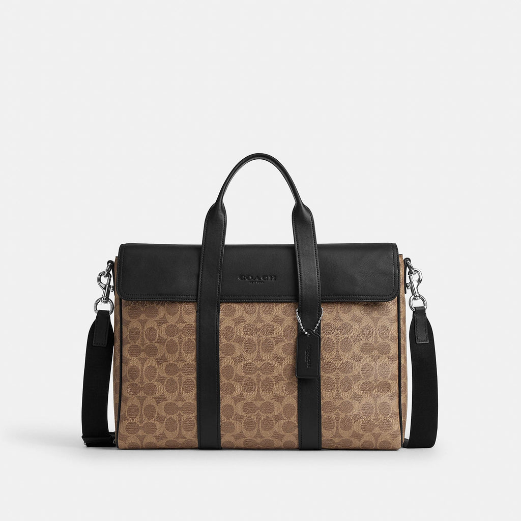 Coach Outlet Sullivan Portfolio Brief In Signature Canvas