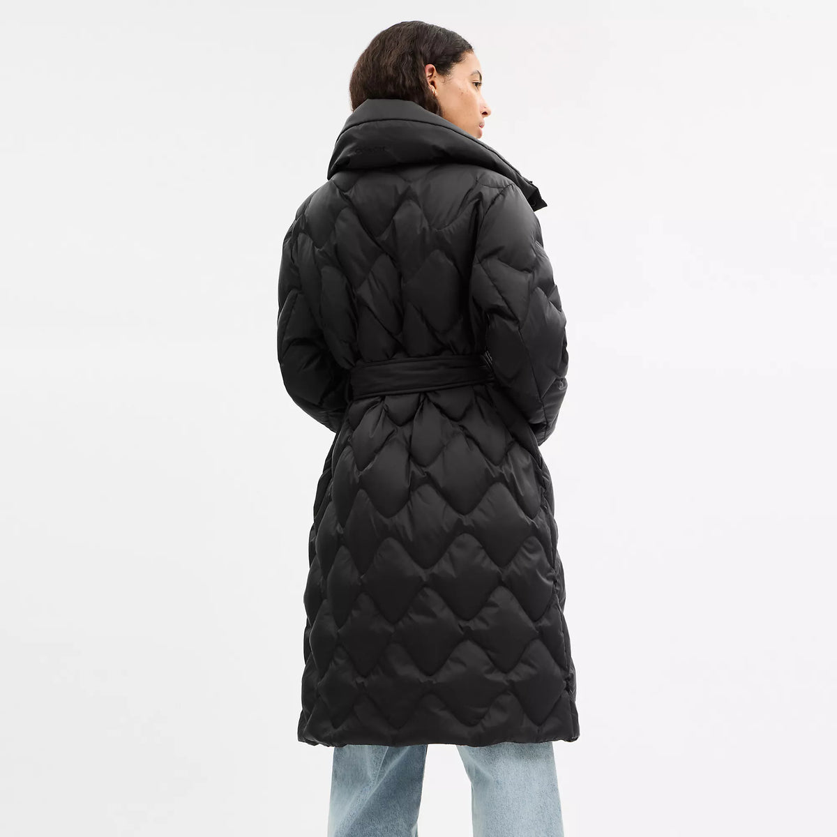 Coach Outlet Quilted Long Puffer