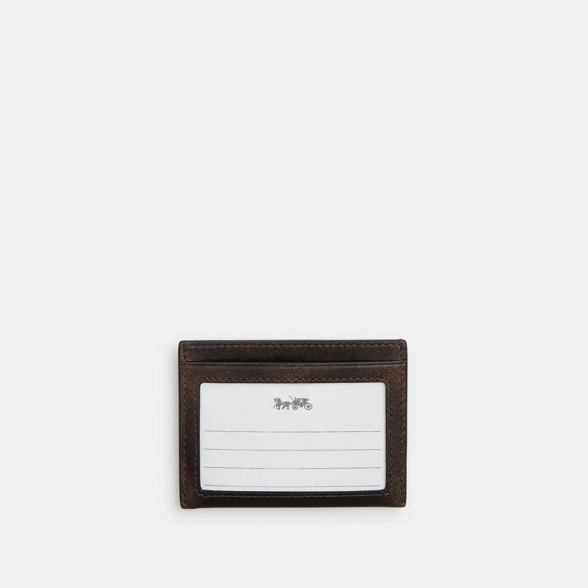 Coach Outlet Slim ID Card Case In Loved Leather