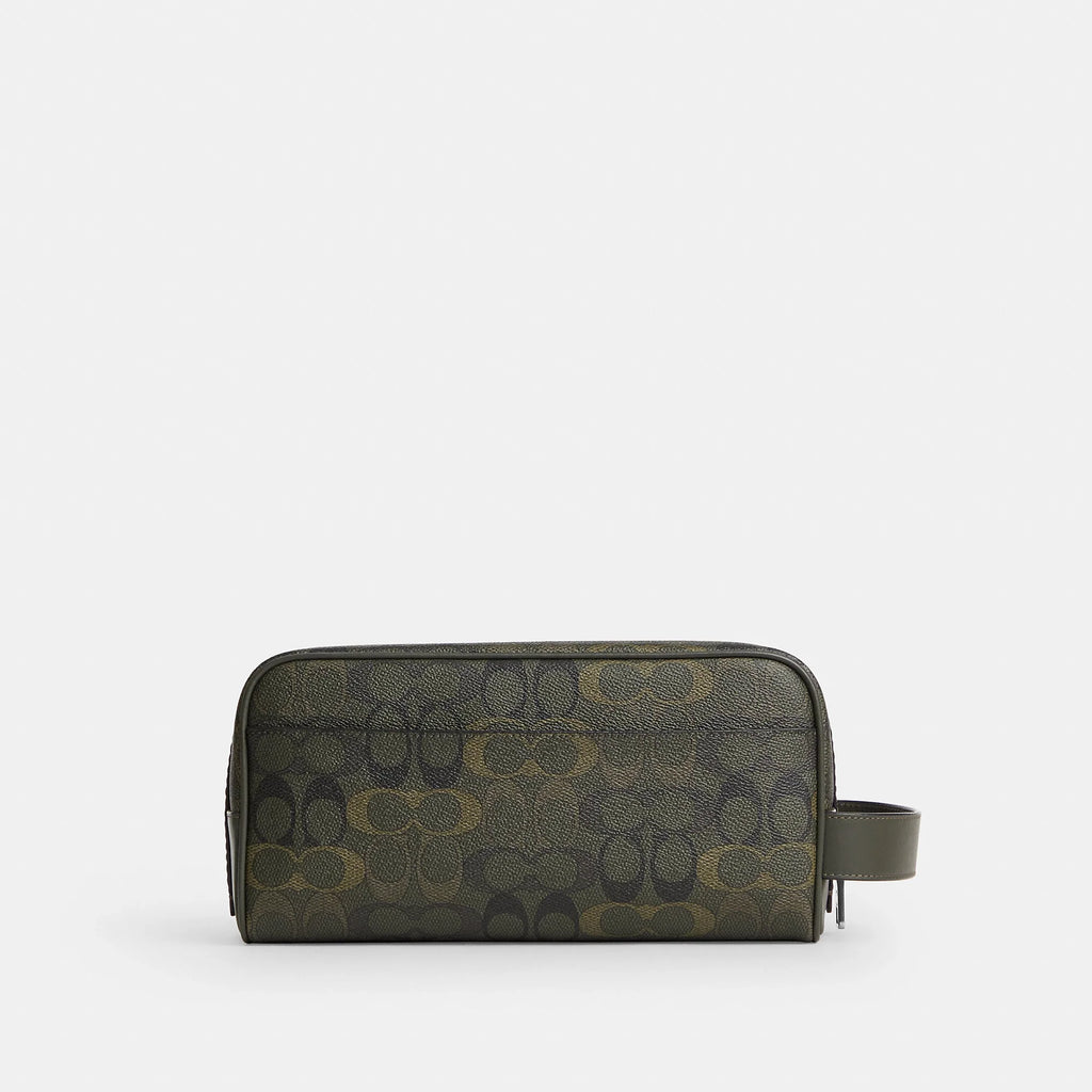 Coach Outlet Large Travel Kit In Signature Camo Print