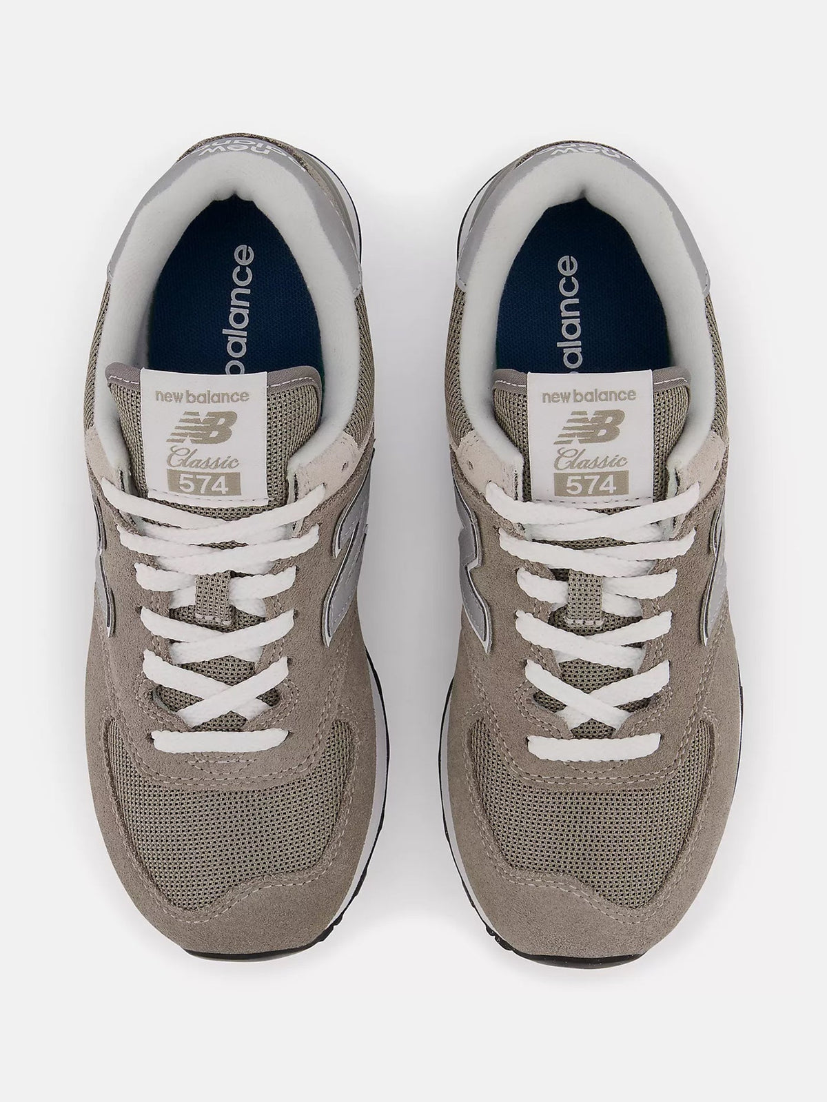 574 Grey/White Shoes